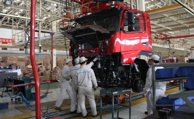 貨車生產組裝流水線