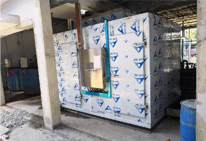 安慶市鑫富化工有限責任公司項目-帶式污泥烘干設備